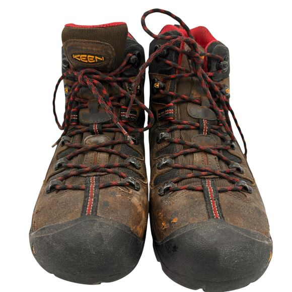 Keen Men\'s Pittsburgh Mid Steel Toe Leather Boots Size 11D main image 8